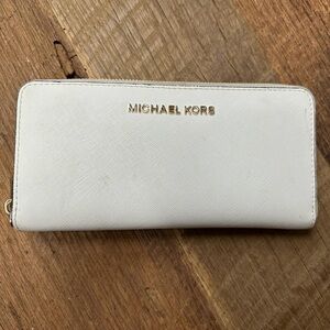 White,Michael Kors wallet